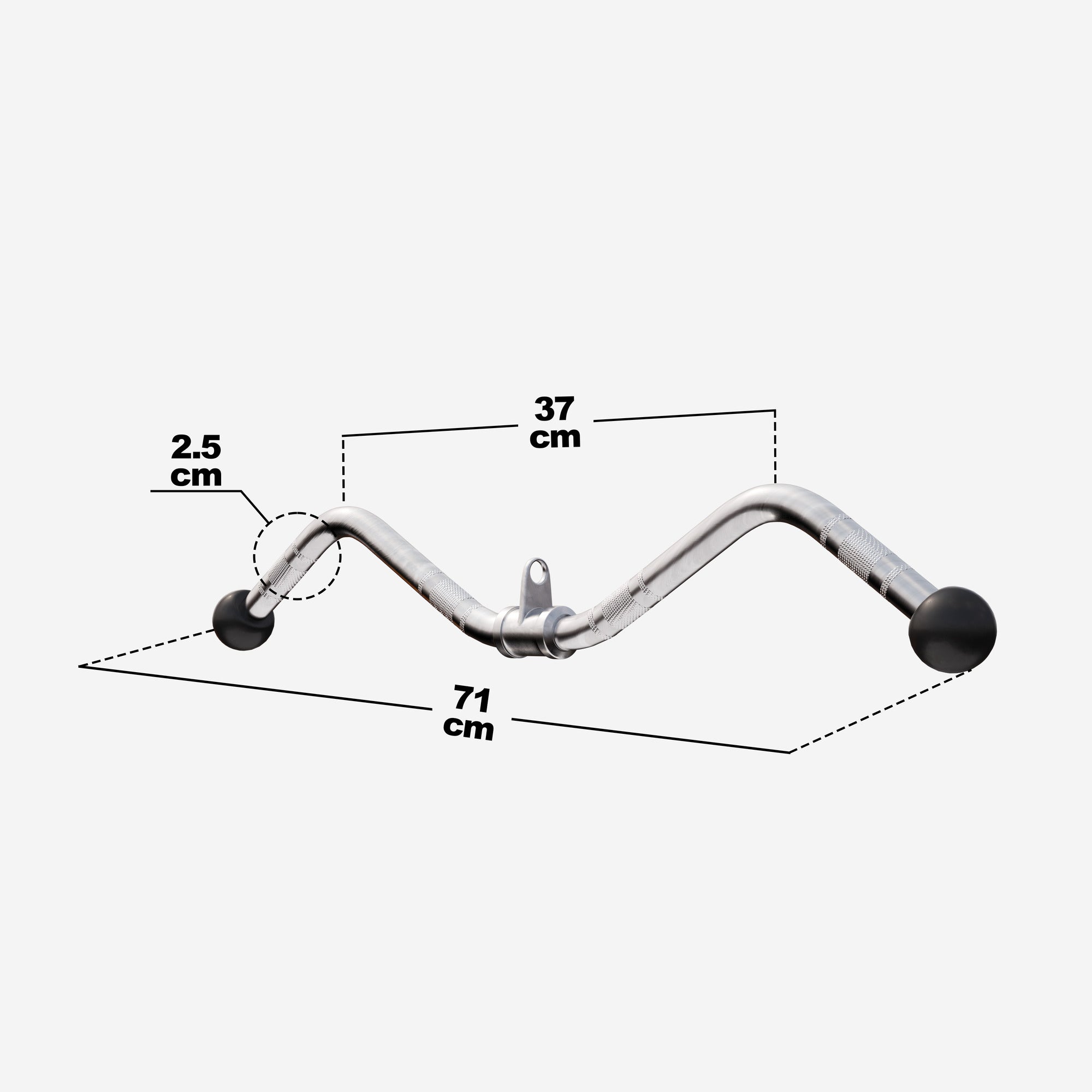 Platus EZ grifas skriemulių sistemai 75 cm