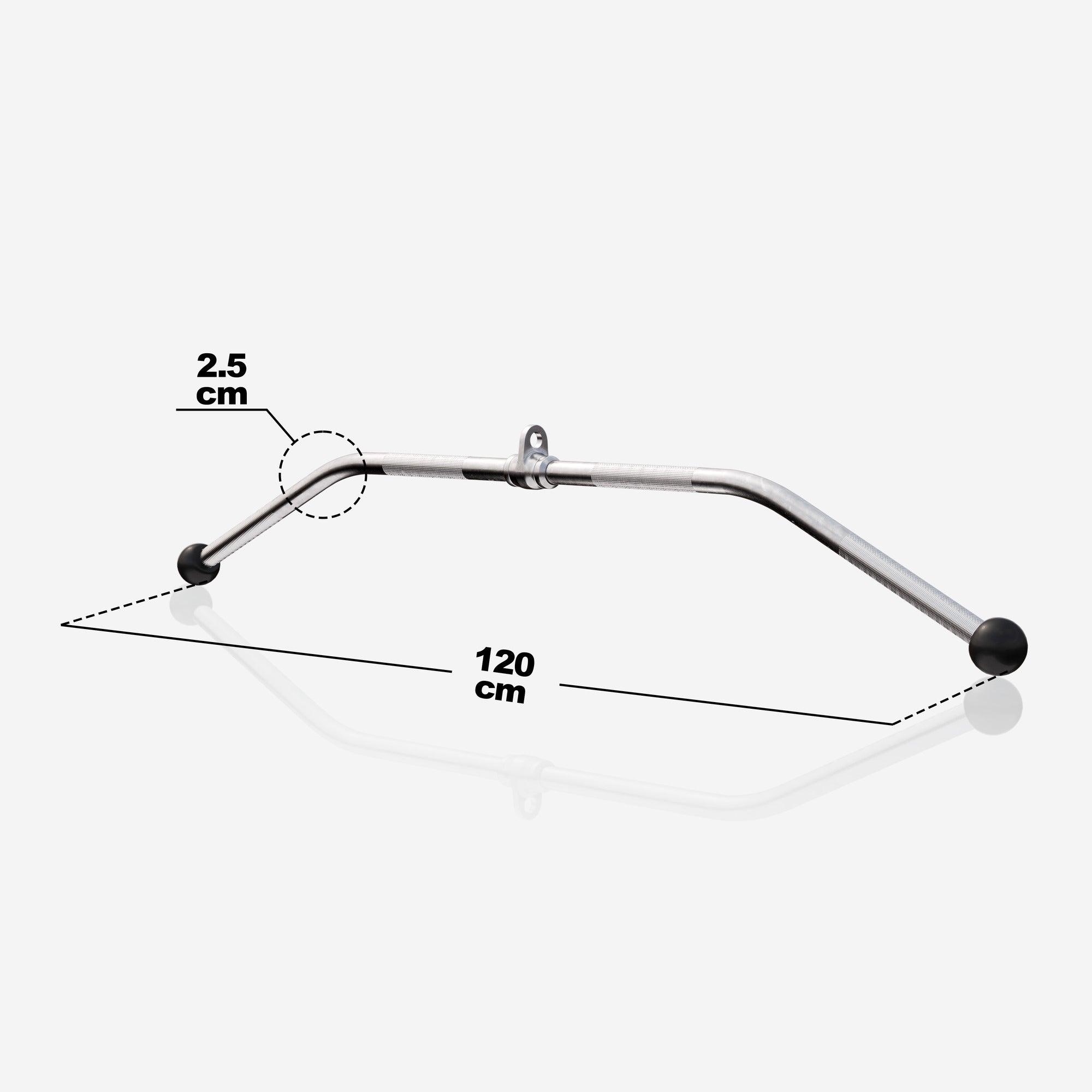 Guminiais galais viršutinės traukos grifas 120 cm