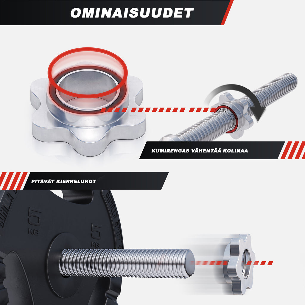Vinilinis Tri Grip štangos rinkinys 70 kg