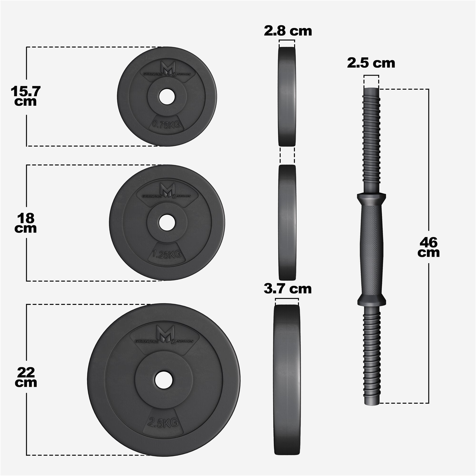 Reguliuojamas hantelių rinkinys 30 kg