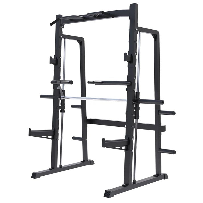 Half Rack Smith treniruoklis su svorių diskų laikikliais