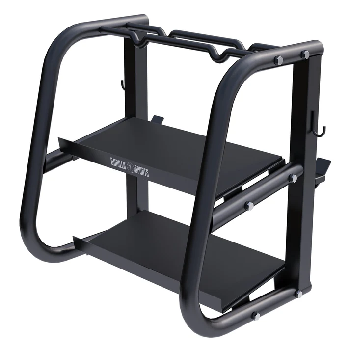 2 lygių hantelių stovas max 300 kg