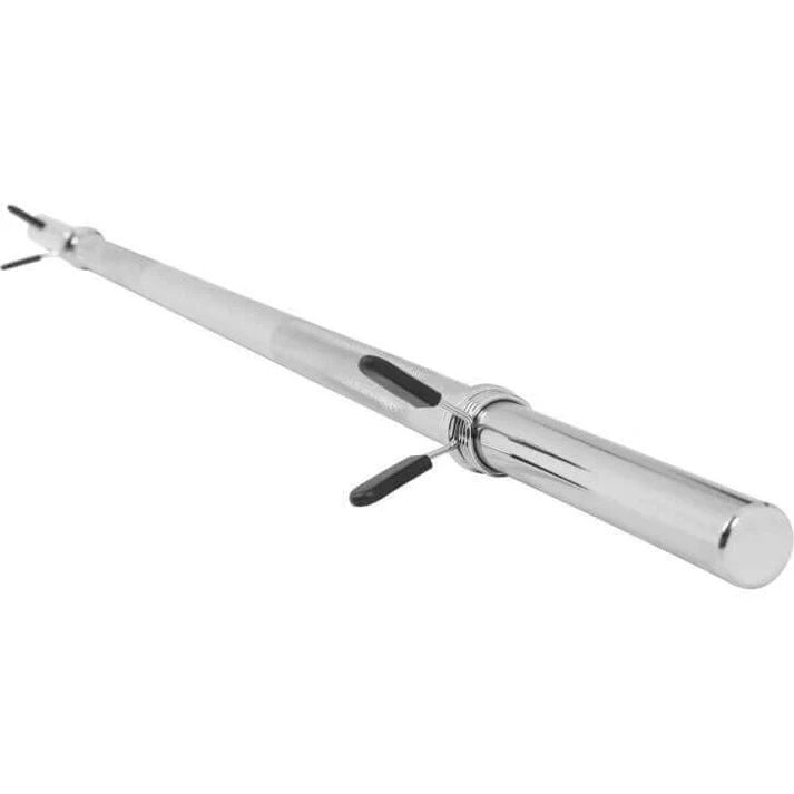 Tiesi štanga 120 cm su spyruokliniais užraktais, 30 mm