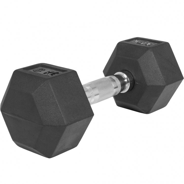 Hexagon hantelis 2,5-25kg, guma dengtas ketus (greitas pristatymas)