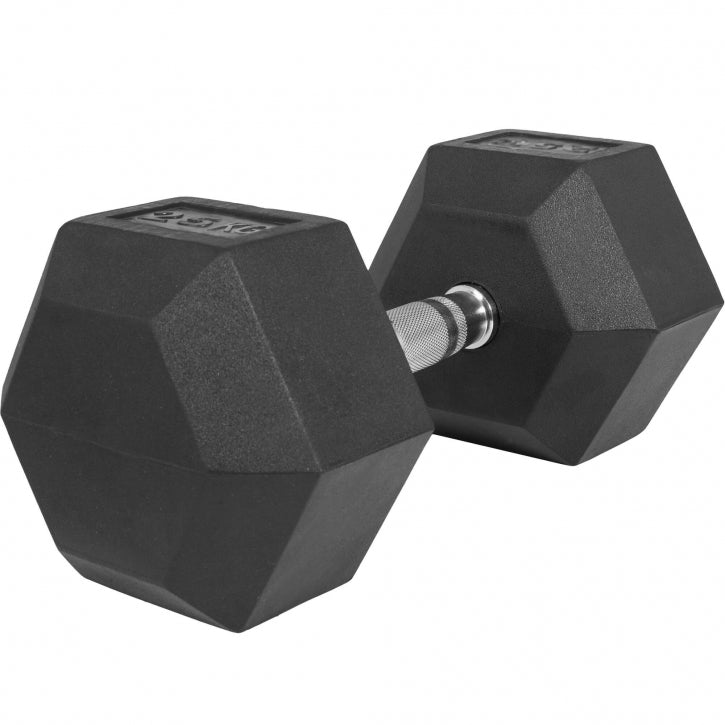 Hexagon hantelis 2,5-25kg, guma dengtas ketus (greitas pristatymas)