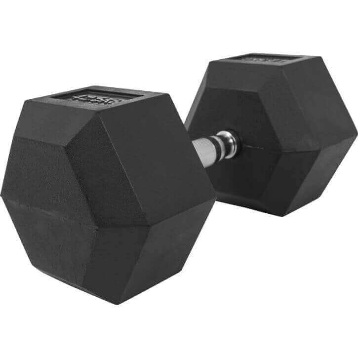 Hexagon hantelis 2,5-25kg, guma dengtas ketus (greitas pristatymas)
