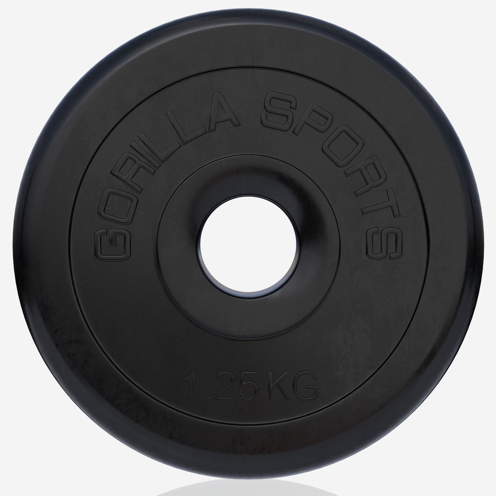 Guma dengtas svorio diskas 1,25 kg, 30 mm