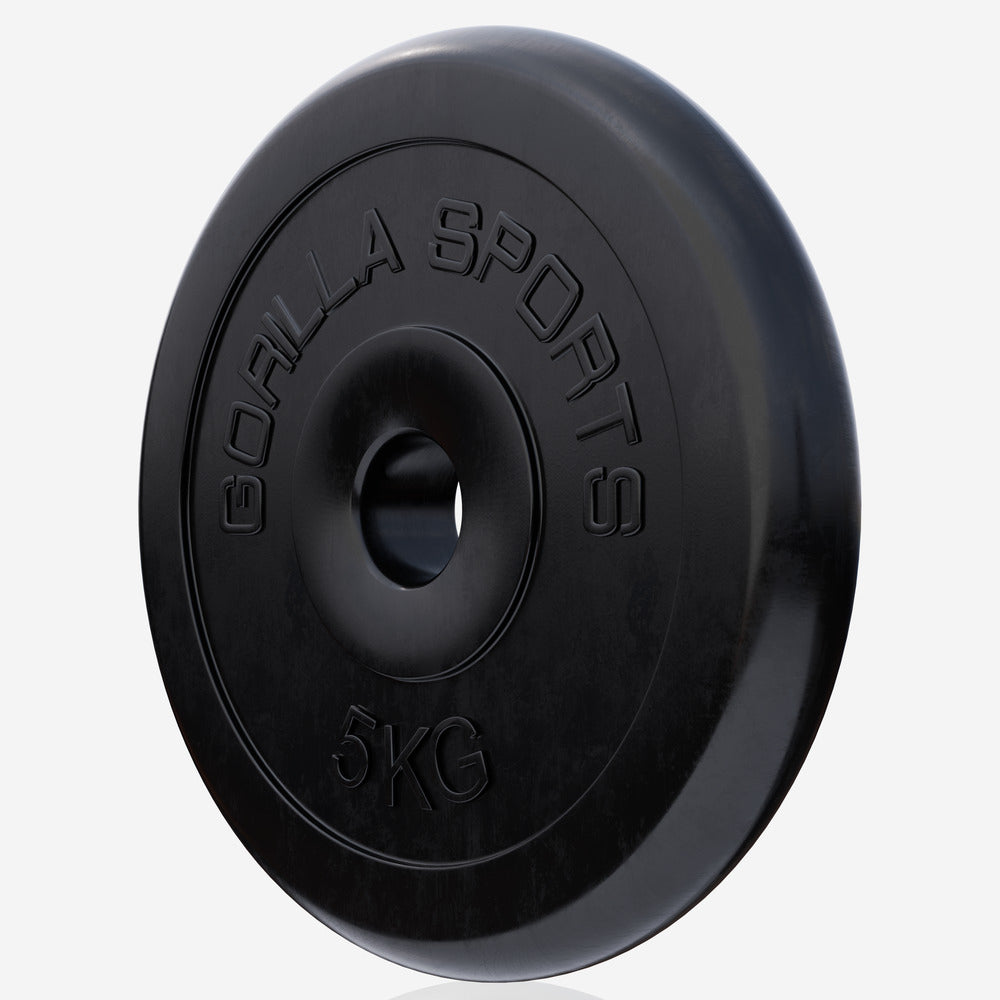 Guma dengtas svorio diskas 5 kg, 30 mm