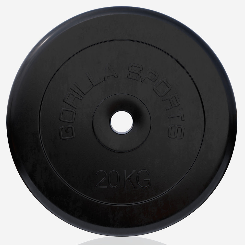 Guma dengtas svorio diskas 20 kg, 30 mm