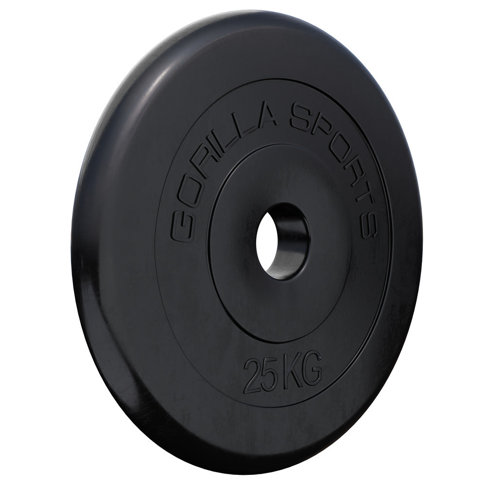 Guma dengtas svorio diskas 25 kg 30 mm