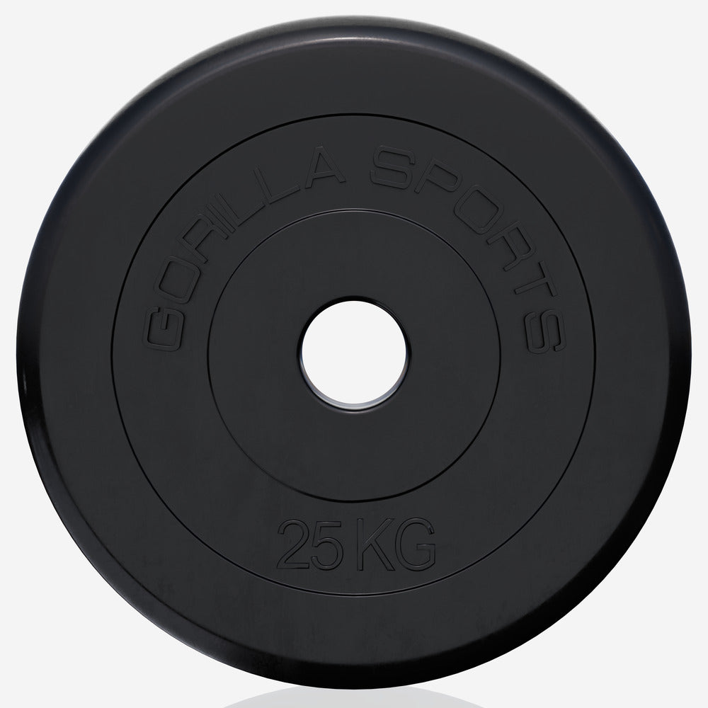 Guma dengtas svorio diskas 25 kg 30 mm