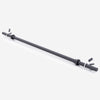 Aerobika / pump grifas 130 cm – su spyruokliniais užraktais, juodas