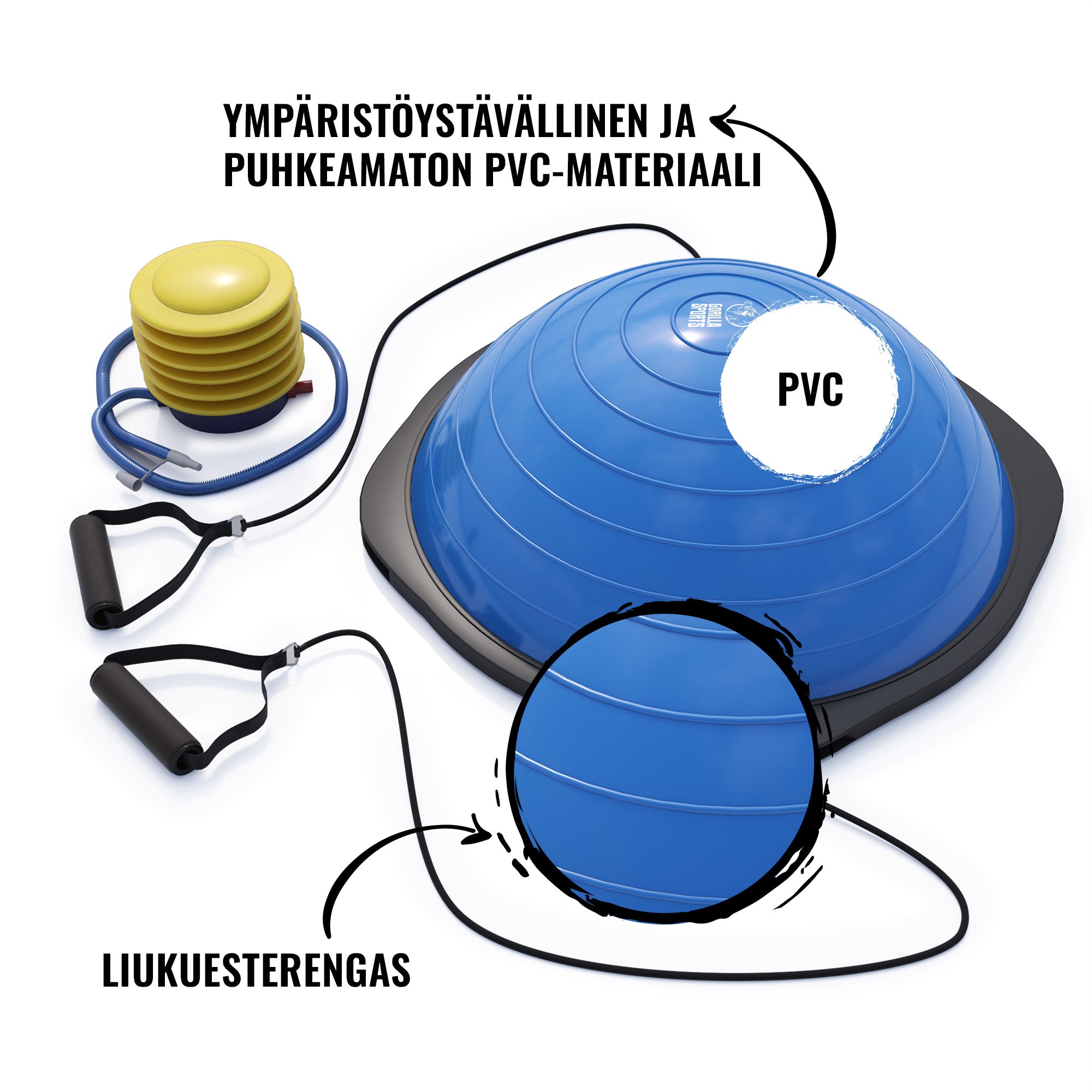 Bosu kamuolys / Balance Trainer 52 cm