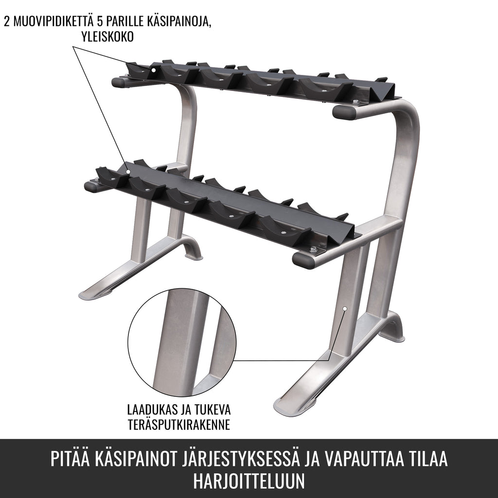Pro serijos 2 lygių hantelių stovas
