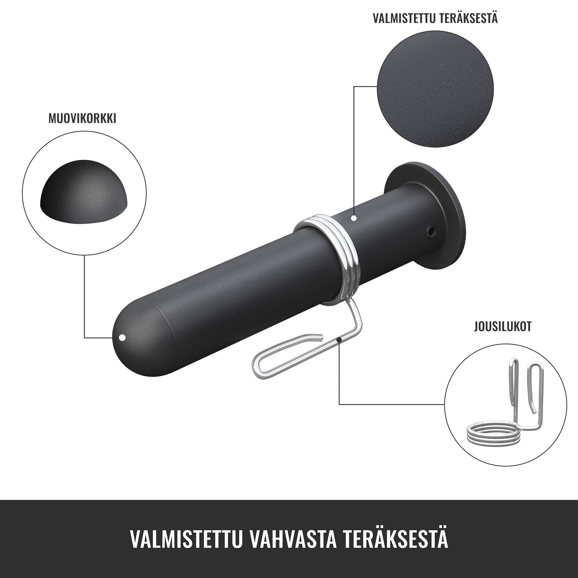Štangos adapteriai 50 mm svoriams 2 vnt.