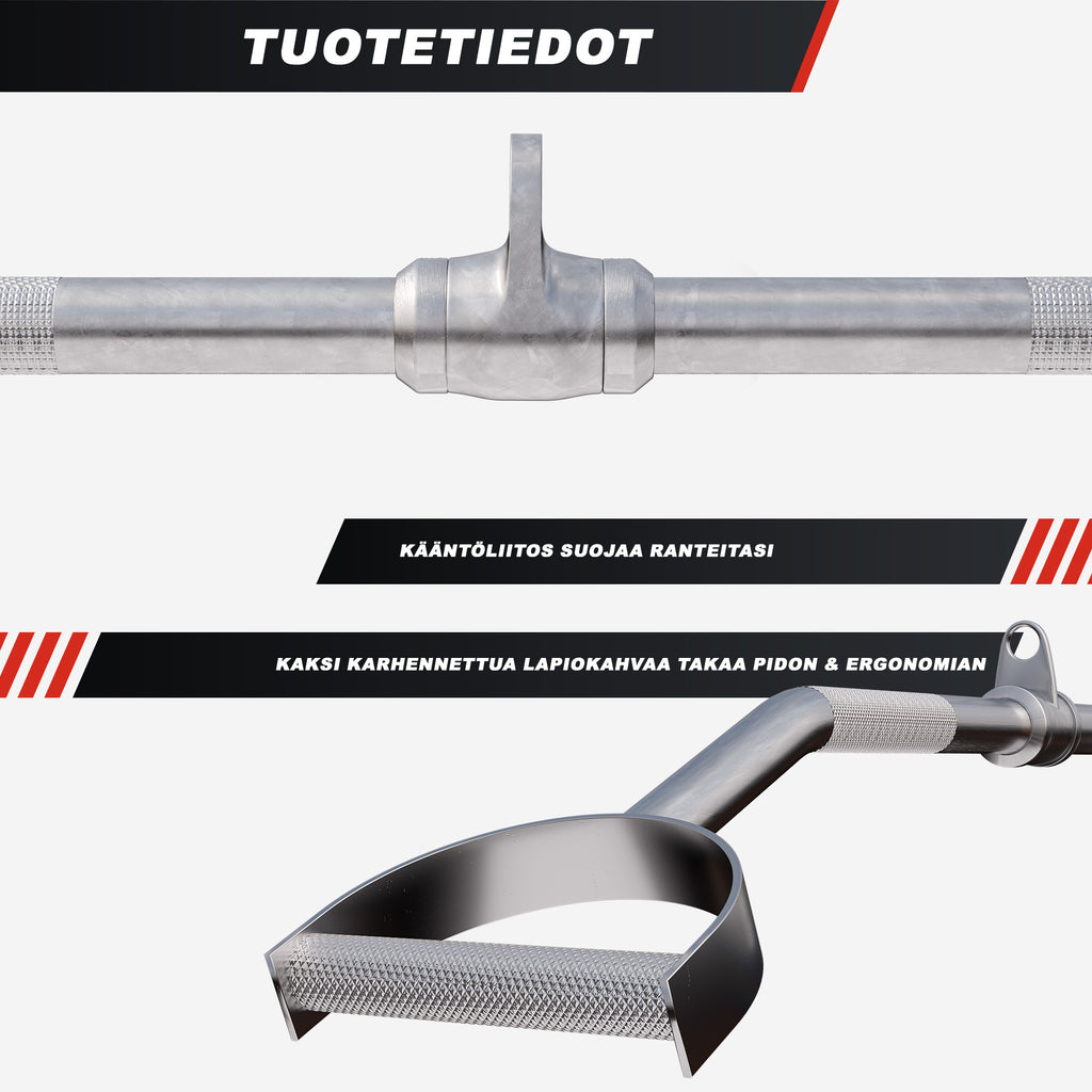 Shovel handle skriemulių sistemai 93 cm