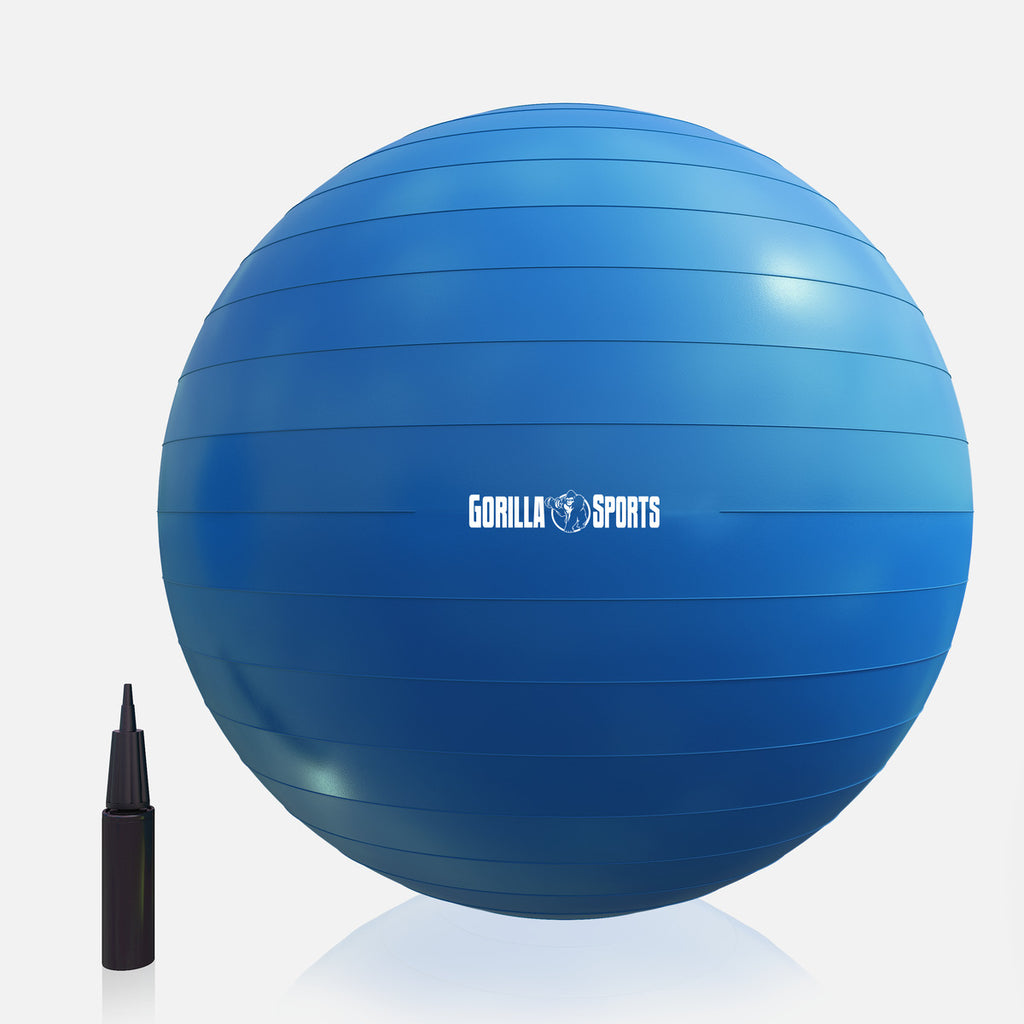Gimnastikos kamuolys 55 cm su pompa