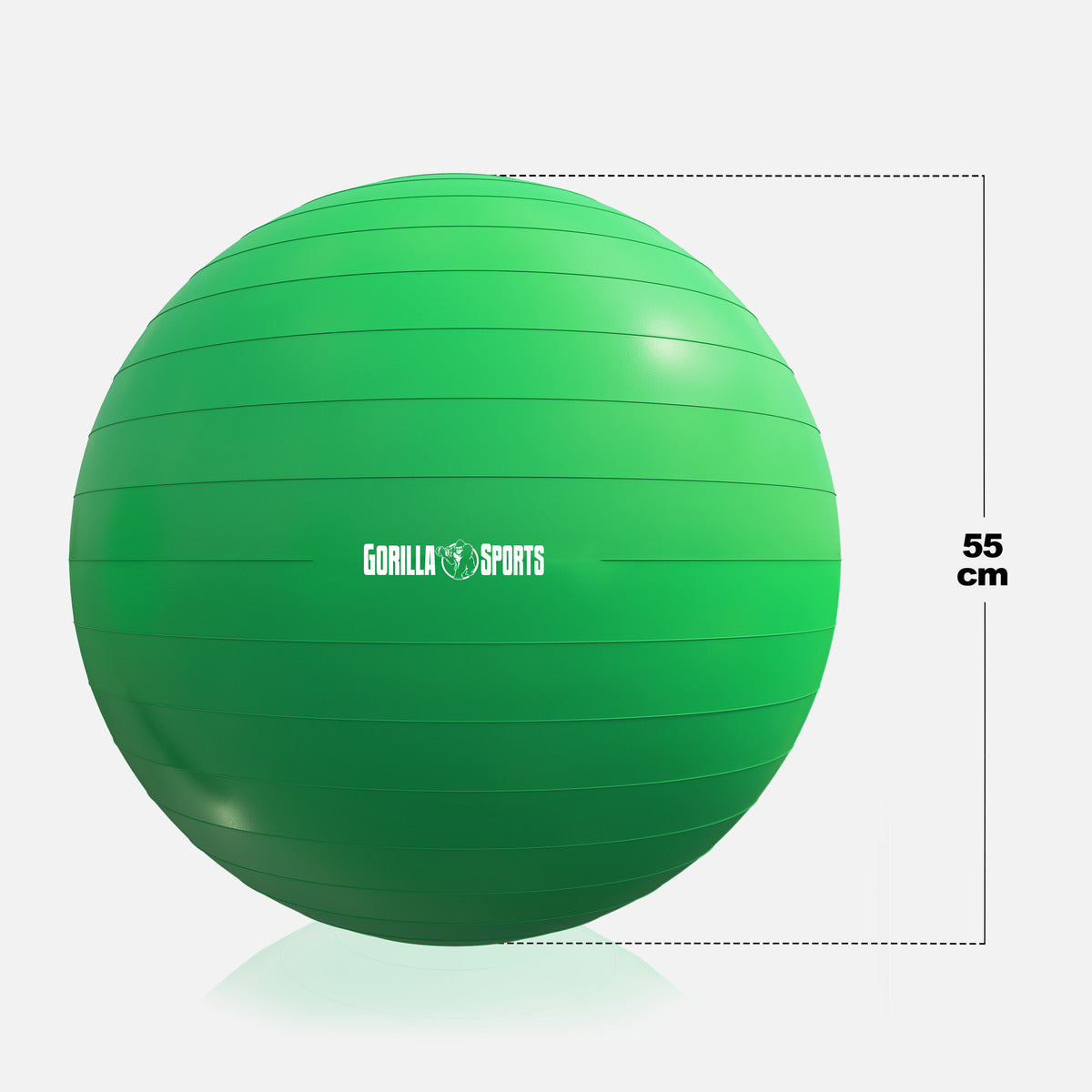 Gimnastikos kamuolys 55 cm su pompa