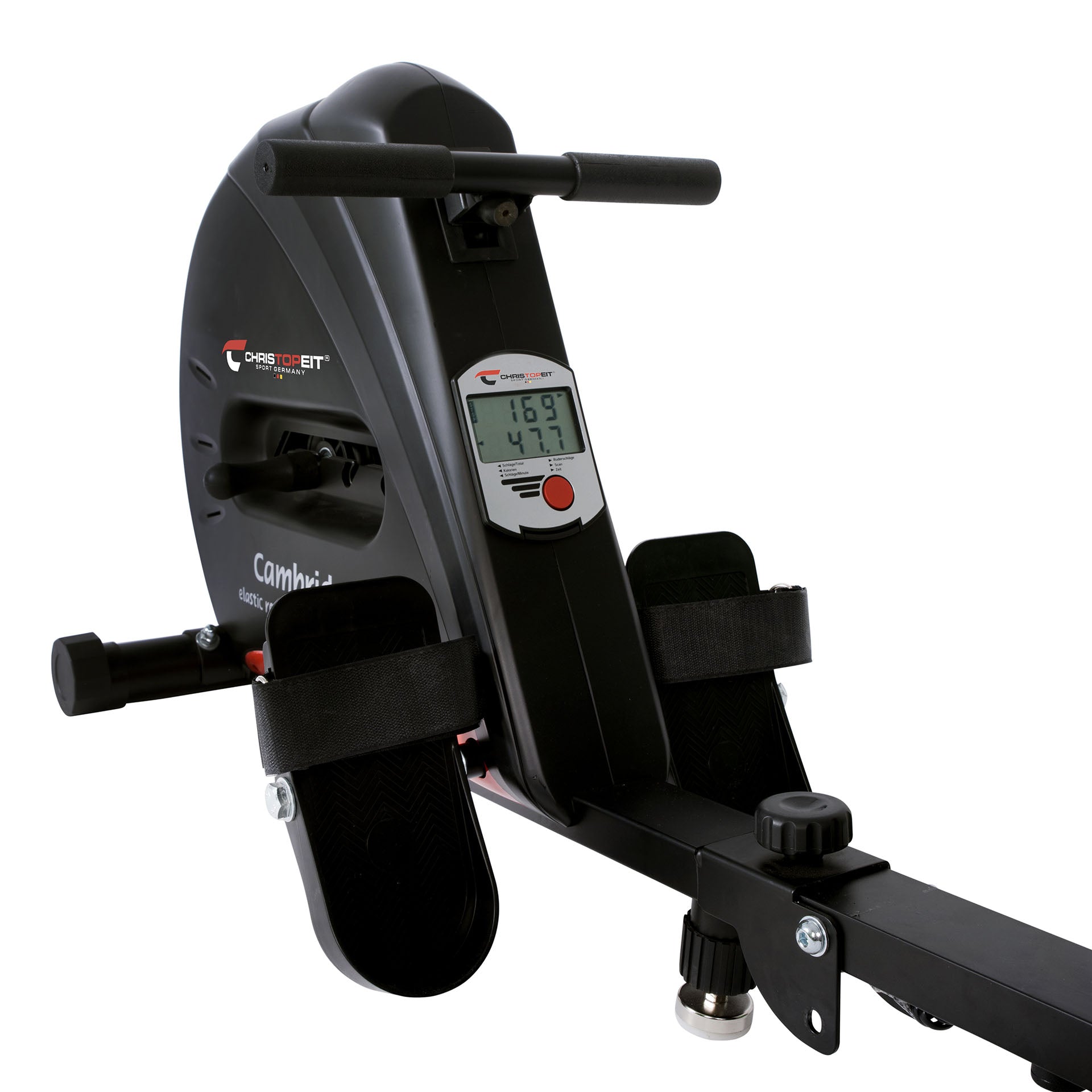 Christopeit Sport irklavimo treniruoklis Cambridge II, juodas