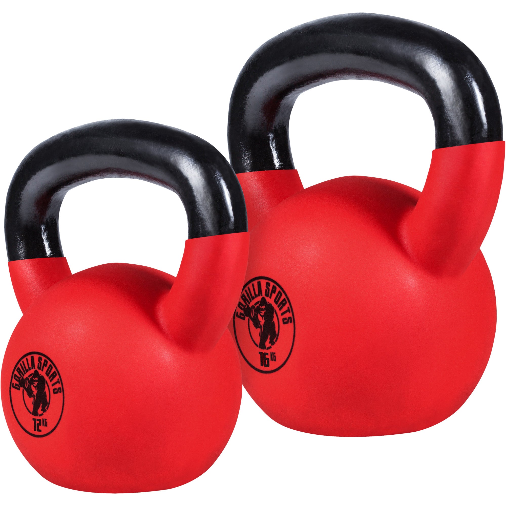 Pro girų rinkinys 12 kg + 16 kg su neopreno danga