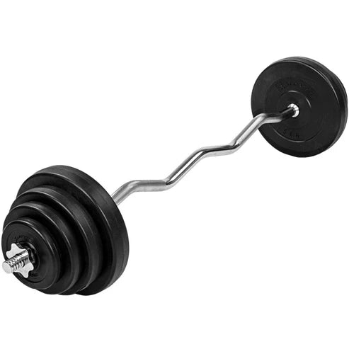 Reguliuojamas EZ bicepsų grifo rinkinys 23,5–55 kg