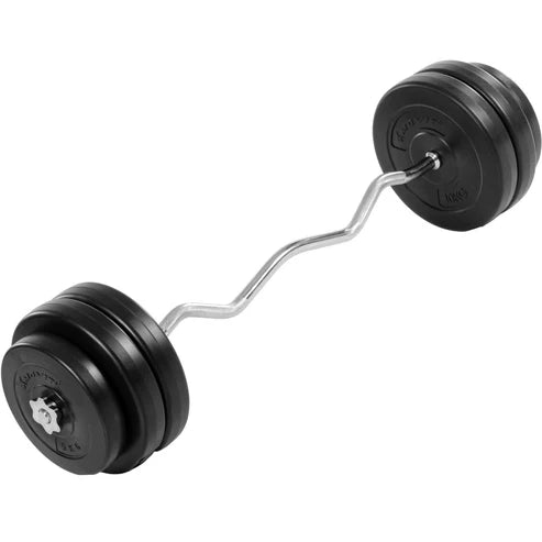 Reguliuojamas EZ bicepsų grifo rinkinys 23,5–55 kg