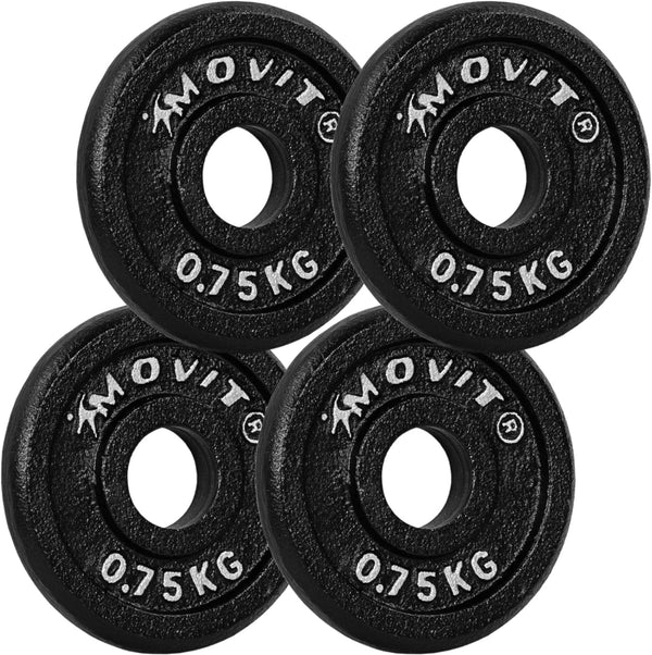Ketaus svorių diskai 30/31 mm, 2–40 kg