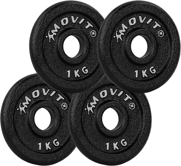 Ketaus svorių diskai 30/31 mm, 2–40 kg