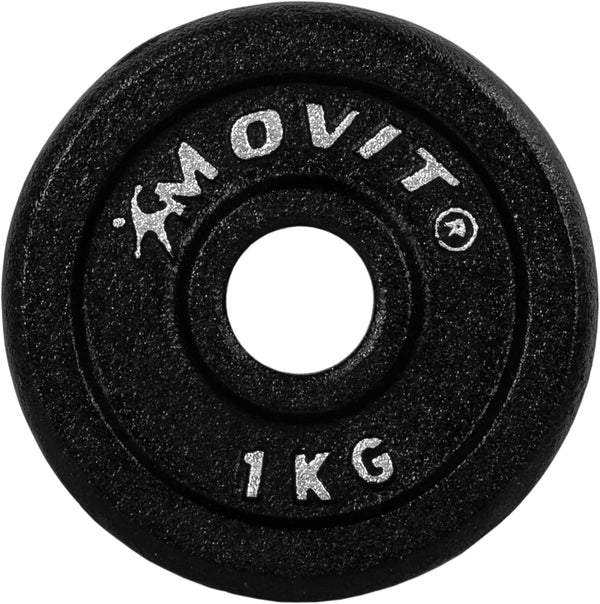 Ketaus svorių diskai 30/31 mm, 2–40 kg