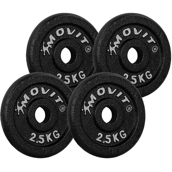 Ketaus svorių diskai 30/31 mm, 2–40 kg