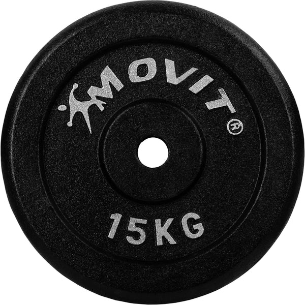 Ketaus svorių diskai 30/31 mm, 2–40 kg