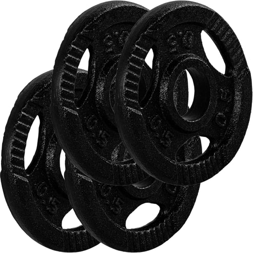 Ketaus Tri Grip svorio diskai 30/31 mm, 2–30 kg