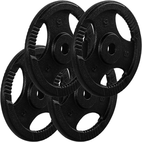 Ketaus Tri Grip svorio diskai 30/31 mm, 2–30 kg
