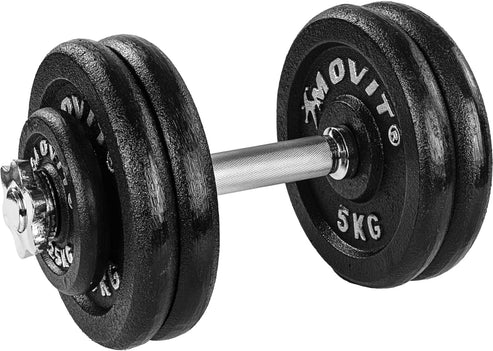 Reguliuojamas ketaus hantelis 10–30 kg, 30 mm