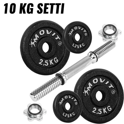 Reguliuojamas ketaus hantelis 10–30 kg, 30 mm