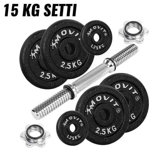 Reguliuojamas ketaus hantelis 10–30 kg, 30 mm