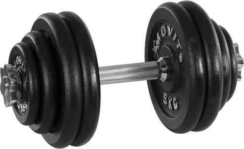 Reguliuojamas ketaus hantelis 10–30 kg, 30 mm