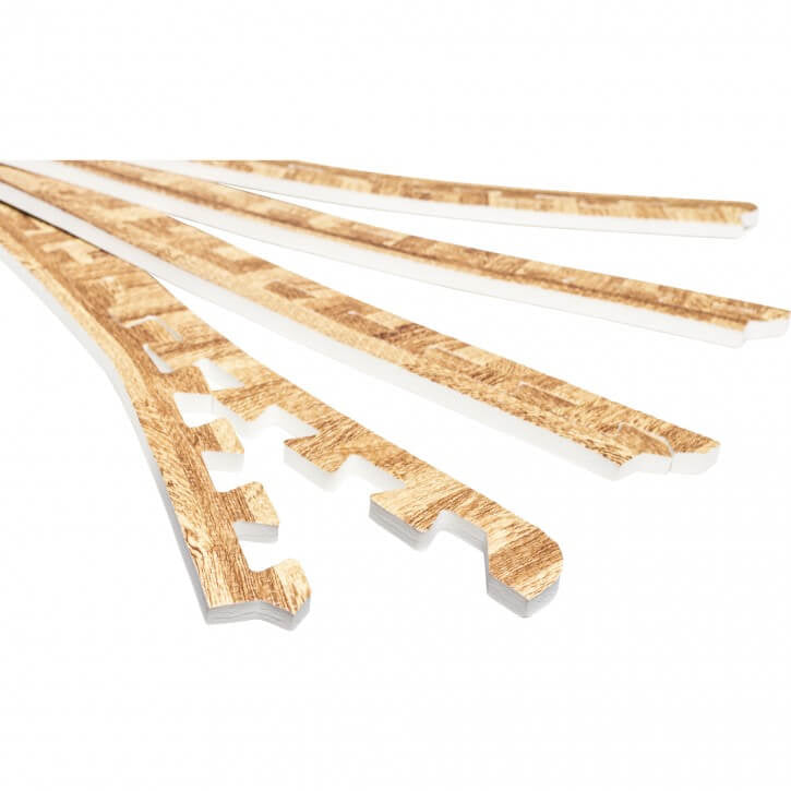 Apsauginio kilimėlio kraštinės detalės 8 kpl 62,5 x 1,2 cm medžio rašto