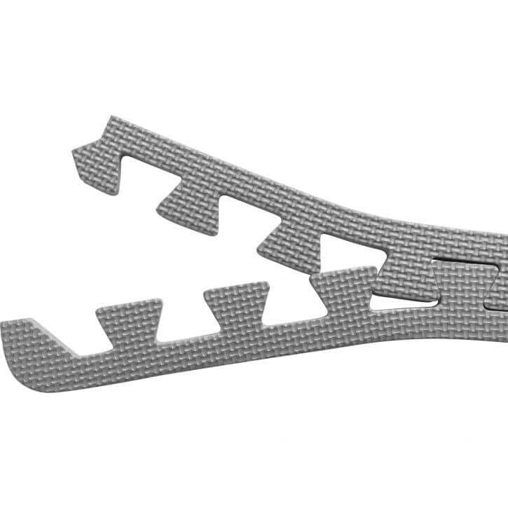 Apsauginio kilimėlio kraštinės detalės 8 kpl 62,5 x 1,2 cm pilkos