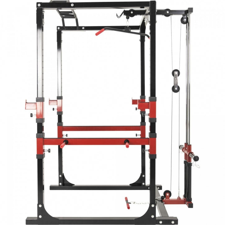 Power Rack pritūpimų narvas su apatine ir viršutine trauka