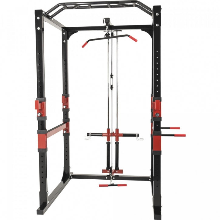 Power Rack pritūpimų narvas su apatine ir viršutine trauka