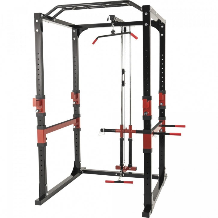 Power Rack pritūpimų narvas su apatine ir viršutine trauka