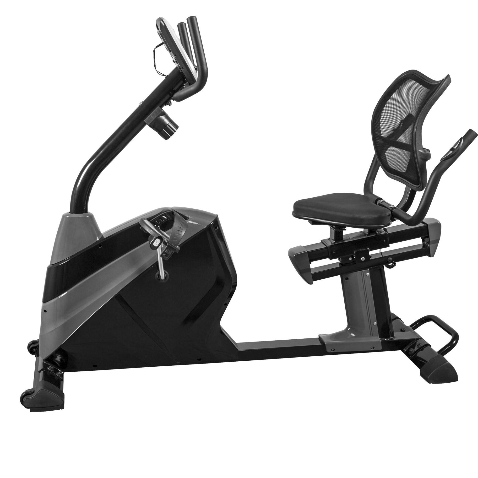 Gulimas dviratis treniruoklis su ergonomiška sėdyne
