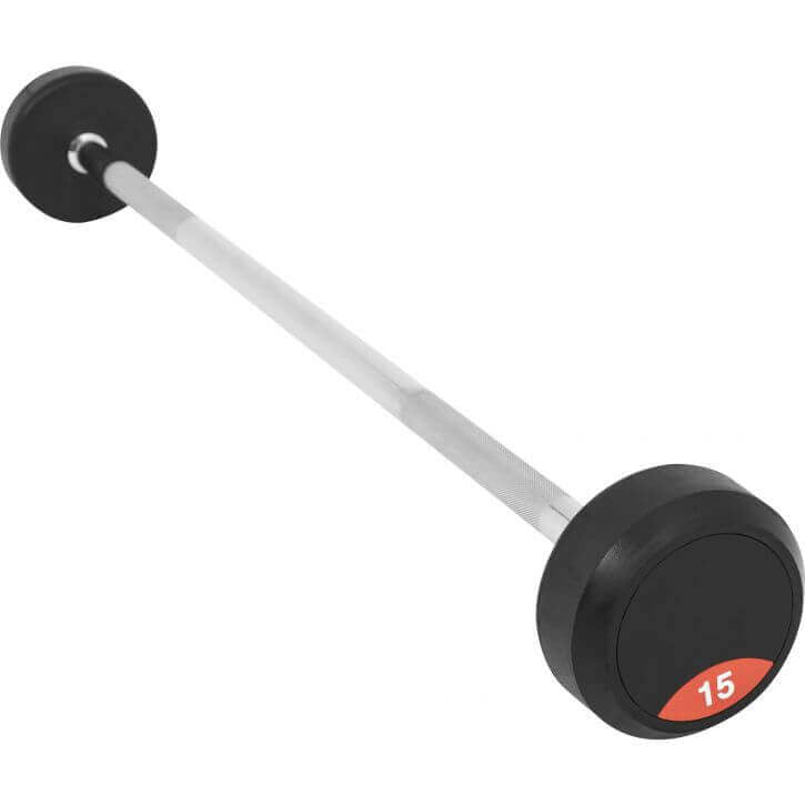 Fiksuota svorių štanga 10–50 kg, 105 cm, 30 mm