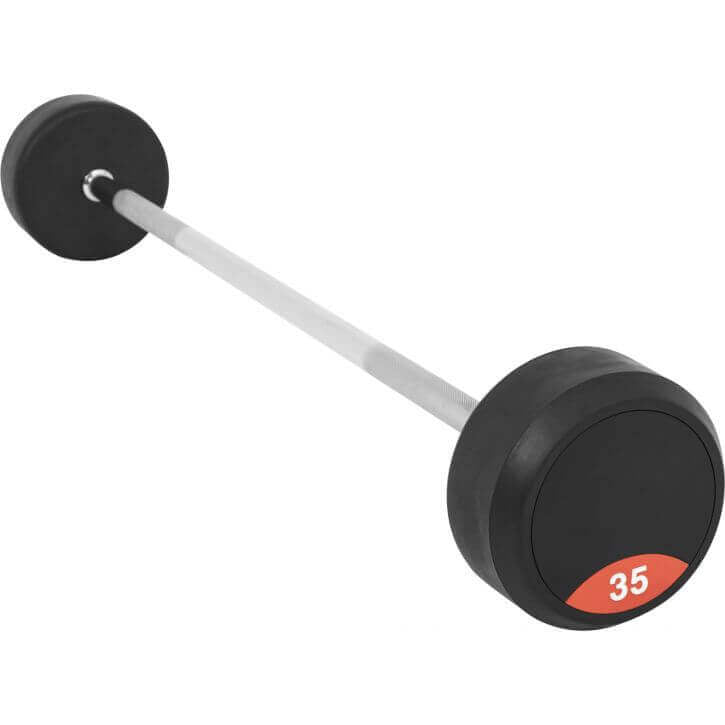 Fiksuota svorių štanga 10–50 kg, 105 cm, 30 mm