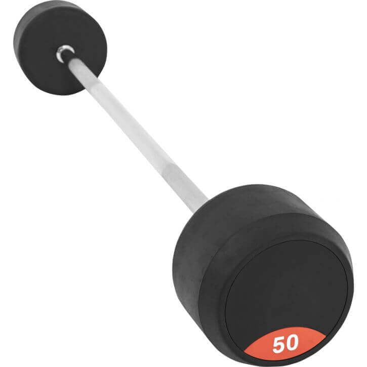 Fiksuota svorių štanga 10–50 kg, 105 cm, 30 mm