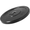 Bumper svorių diskas 10 kg, 50 mm iš didelio tankio gumos