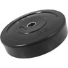 Bumper svorių diskas 25 kg, 50 mm iš didelio tankio gumos
