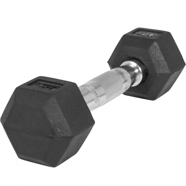 Hex hantelis 2-50 kg su gumine danga