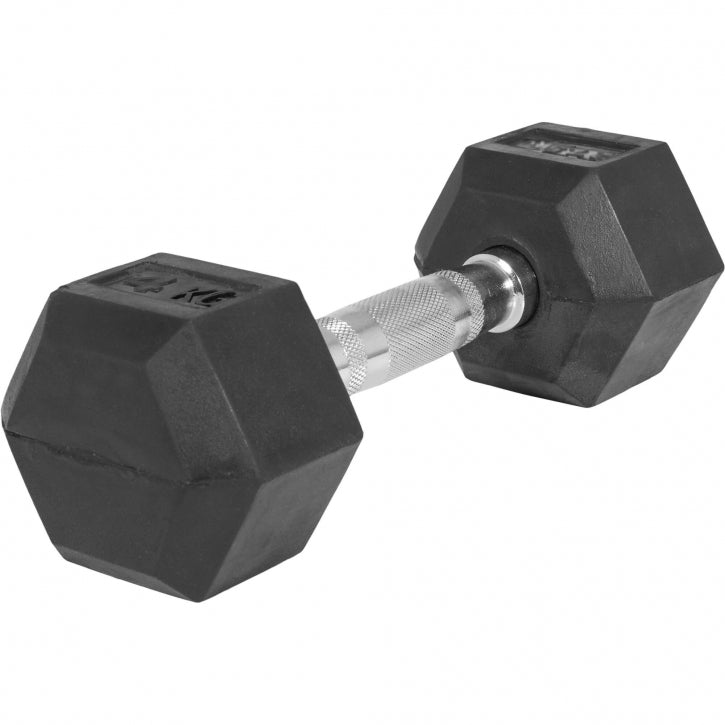 Hex hantelis 2-50 kg su gumine danga